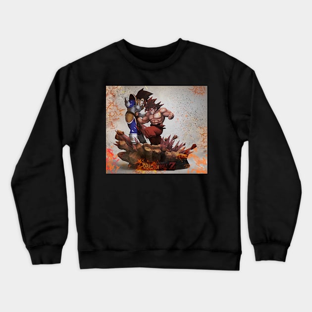 Goku vs vegeta Crewneck Sweatshirt by Danwpap2